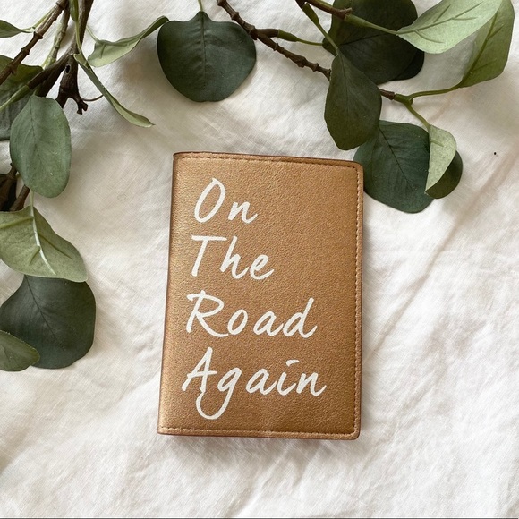 Rose Gold Passport Cover - Picture 1 of 5